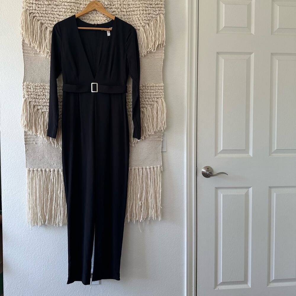 Hutch Deep V-Neck Jumpsuit